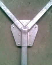 Capitel para invernadero 2 X 1 1/2