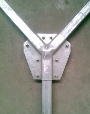 Capitel para invernadero 2 X 1 3/4